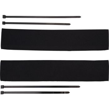 Neoprene USD-Fork Cover, black, 1 Pair (Diam. 50mm max., Length 370mm)