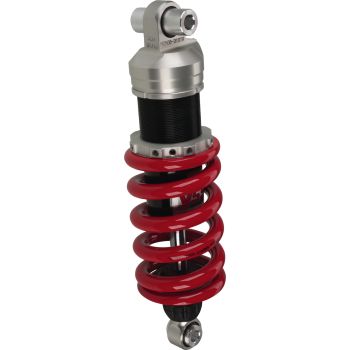 YSS Mono Rear Shock (Vehicle Type Approval), Red Spring, Rebound Adjustment 30 Clicks, Stepless Preload Adjustment