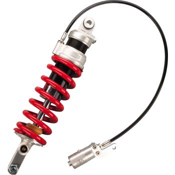 YSS Rear Mono Shock Absorber with Hydraulic Spring Preload, stiffer spring compared to OEM, rebound 30 clicks adjustable (Vehicle Type Approval)