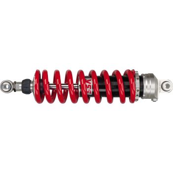 YSS Mono Rear Shock (Vehicle Type Approval), red spring, rebound adjustment 30 Clicks, stepless preload adjustment, +5mm height adjustment