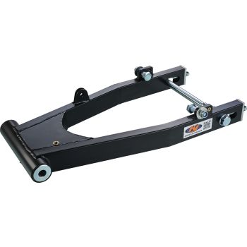 Box-Section Rear Swingarm (K&J), black, incl. bearings ans rear axle, Technical Component Report, chain roller see item 21114