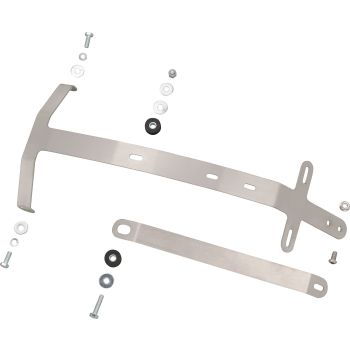 TT License Plate Bracket, stainless steel, incl. mounting material (extensions: number plate tray item. 50149, turn signal bracket item 63003)