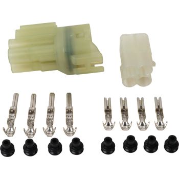 Connector-Set Waterproof MT Fourfold incl. 2x4 Pins, 8x Seals