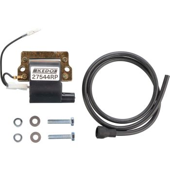 Ignition Coil for OEM Mounting, incl. mounting material, connection cable, ignition cable length 69cm, Spark Plug Cover see 40409/40036)