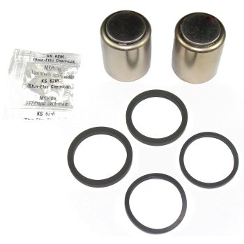 Rear Brake Caliper Piston Set (OEM) (2x Piston, 2x Dust Seal, 2x Sealing Ring)