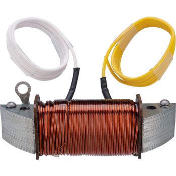 Replacement Lighting Coil 6V, suitable for original stator and PME CDI systems, incl. mounted cables and screws, OEM reference # 2H0-81313-50