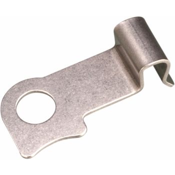 Cable Guide, for breaker contact cable (mounting on oil hose connection at engine center), stainless steel, 1 pc.