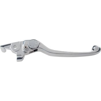 Front Brake Lever with Adjuster, 5 Positions, Aluminium, Silver