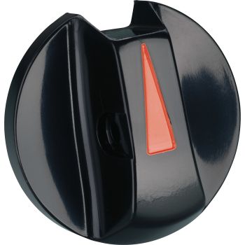Control Lever / Rotary Knob for Fuel Petcock, black, red arrow