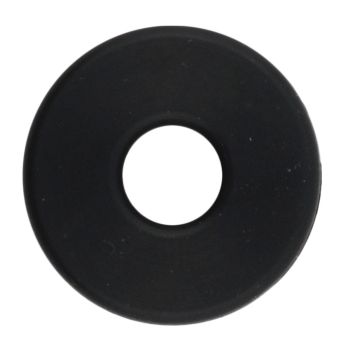Rubber Damper, Round, Inner Diam. 21mm, Outer 7mm, Thickness 9mm, fits 13mm Hole and 3mm Material Thickness