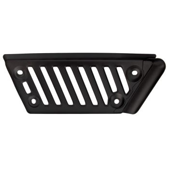 Heat Shield Expansion Chamber/Long, Black (Replica), OEM reference # 583-14718-01