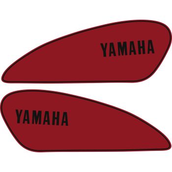 Fuel Tank Decal Red/Black (Replica)