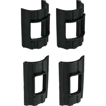 Rubber Set for Headlamp Bracket, complete inside/outside, right/left, 4 pieces (for OEM headlamp brackets), OEM Reference # 1N5-23138-00, 1H5-23137-00