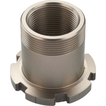Sleeve Nut for Upper Yoke (OEM), aluminium anodised, for dis-/assembly we recommend item 31364, disassembly tool: is often very tight