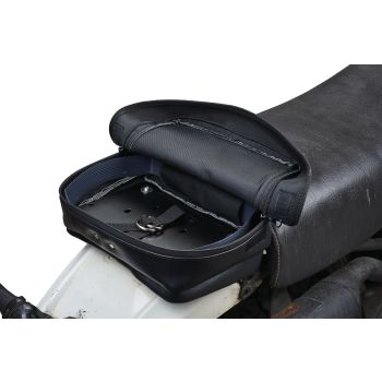 Replica Tail Bag, double-layered leatherette, 2-way zip, aluminium base plate with various drilling patterns, OEM reference # 5Y1-24850-00
