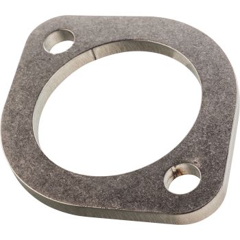 KEDO HD Header Pipe Flange, 1 piece, 6mm stainless steel, 46mm diameter, 9mm bore for bolts, distance 64mm