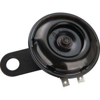 KEDO Mini Horn incl. Black Coated Bracket (98dB,'E'-Approved), diameter 67mm