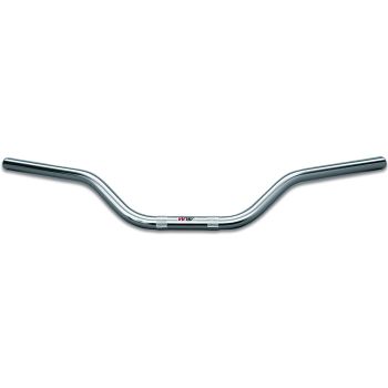 Aluminium Handlebar 'Tourer', silver, 760x170mm (Technical Component Report/Vehicle Type Approval)