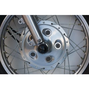KEDO Brake Drum Cover (Set of 5), Classical Stainless Steel Covers With Grid