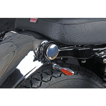 KEDO Rear Frame Cover-Set, polished aluminium, 1 pair