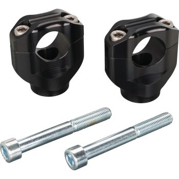 LSL-Handlebar Clamps, black, 1 pair, for double butted handlebars (28.6mm), street legal -></picture> handlebar item no. 30519S is recommended