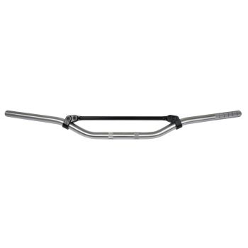 Aluminium Handlebar 'Cross', flat, light Offset, (screwed on Strut), silver, (W:H:D) 812x80x92mm, inner diameter 14mm