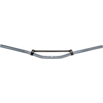 Aluminium Handlebar 'Cross', flat, light offset, (screwed on Strut), titan-coloured, (W:H:D) 812x80x92mm, inner diameter 14mm