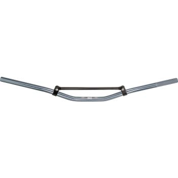 Aluminium Handlebar 'Cross', flat, light offset, (screwed on Strut), titan-coloured, (W:H:D) 812x80x92mm, inner diameter 14mm