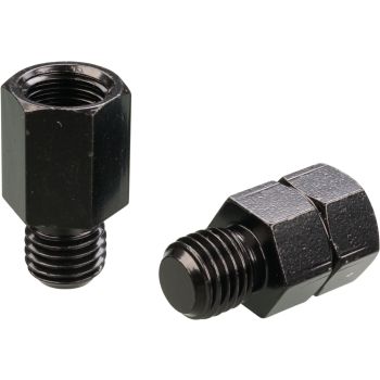 Mirror Adapter Set UNI></picture>YAM, black, complete (for universal mirrors with RH thread --> YAMAHA perches / mountings)