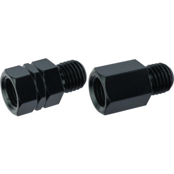 Mirror Adapter Set YAM></picture>UNI, black, complete (for YAMAHA mirrors --> universal perches / mountings, e.g. item 40222 with RH thread)