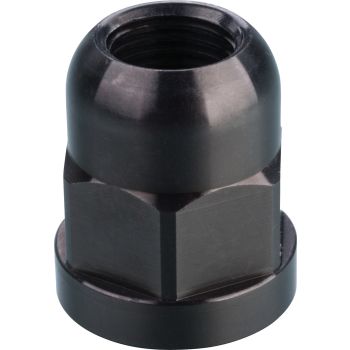 Cover for Passenger Footrest Stud LH, aluminium black anodized, M12x1.25 thread (covers the bolt at single seat conversion)