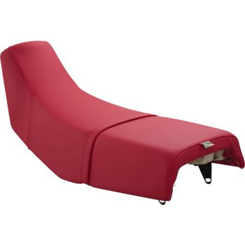 KEDO Seat Cover, red, grained surface + colour similar to original, matching seat belt see item 31347R, OEM reference # 43F-24731-00