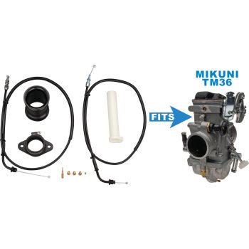 KEDO TM36 Rejetting- & Mounting-Kit incl. connection rubber carburettor-airbox (WITHOUT Carburettor)