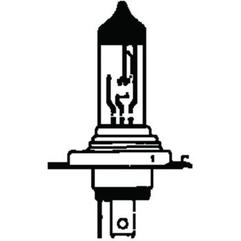 12V H4 Heavy Duty Halogen-Bulb 60/55W P43T (High/Low Beam)