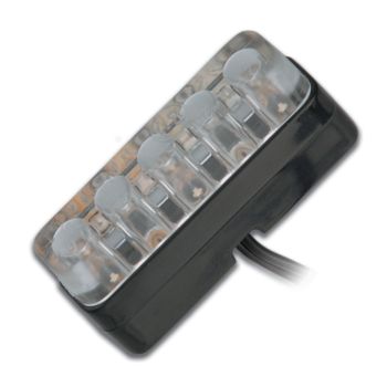 LED MINI Licence Plate Light, 'e'-approved, incl. bracket, 39x10x19mm
