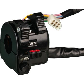 Replica handlebar switch LH, suitable for wiring harness 40076-18, OEM-Comparison-No.3H7-83972-00 1R6-83972-00