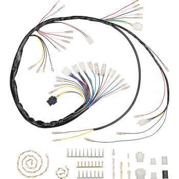 Replica wiring loom KEDO PLUS, crimped internal connections, incl. matching connectors set (allows original connection on vehicle side if modified)