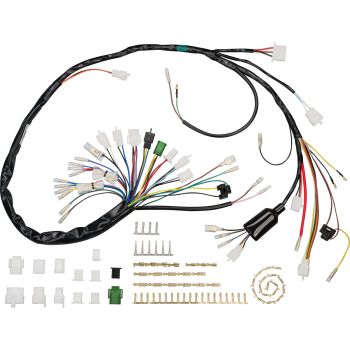 Replica wiring loom KEDO PLUS, crimped internal connections, incl. matching connectors set (allows original connection on vehicle side if modified)