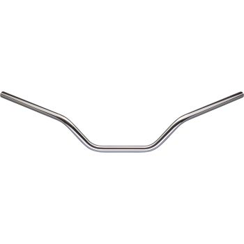 Steel Handlebar 'Classic High', Chrome Plated (Vehicle Type Approval for SR500), 830x120mm, Diameter 22mm