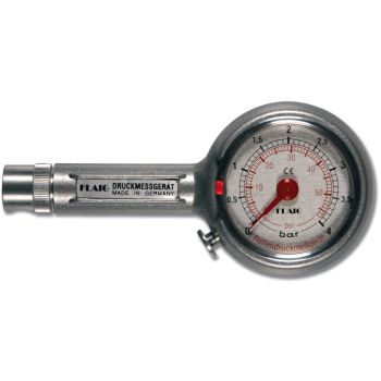 Precision Tyre Pressure Gauge 0-4 bar, 90° Terminal (FLAIG)