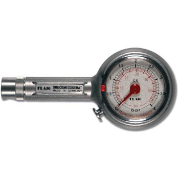 Precision Tyre Pressure Gauge 0-4 bar, 90° Terminal (FLAIG)