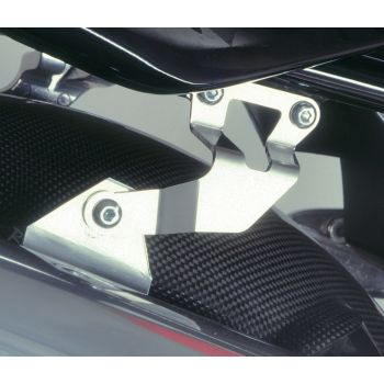 TRX850 Stainless Steel Exhaust Bracket- Set (3mm), Right and Left Side