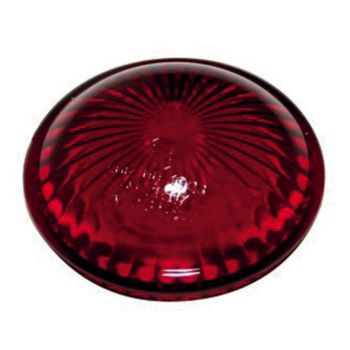 Spare Lens for Bates Taillight, Red, 'E'-Approved