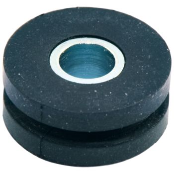 Rubber Bushing with Metal Insert, M6, fits Drilled Holes of 13mm and Material Thickness of 2.5mm