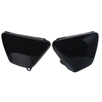 Side Cover Set, 1 pair, left & light (unpainted, black ABS)