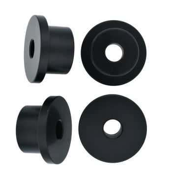 KEDO Top Yoke Bushings (Massive) for Handlebar Clamp, Black Plastic, Set of 4