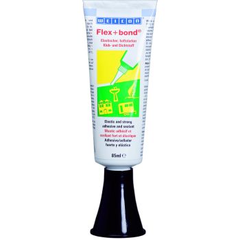 Flex + Bond, Permanent Elastic Cement, 85ml, Black