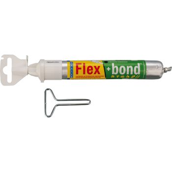 Flex + Bond, Permanent Elastic Cement, 85ml, Black