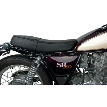 KEDO Seat 'Ultra-Classic', ribbed black cover, black piping, length 55cm, incl. passenger seat strap, without rear Silent-Blocks