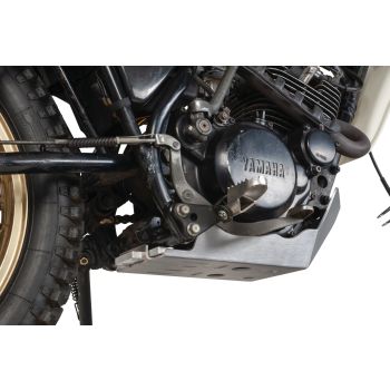 HeavyDuty Aluminium Engine Guard, for off-road use, 4mm aluminium, practical quick fastening with one screw for quick cleaning